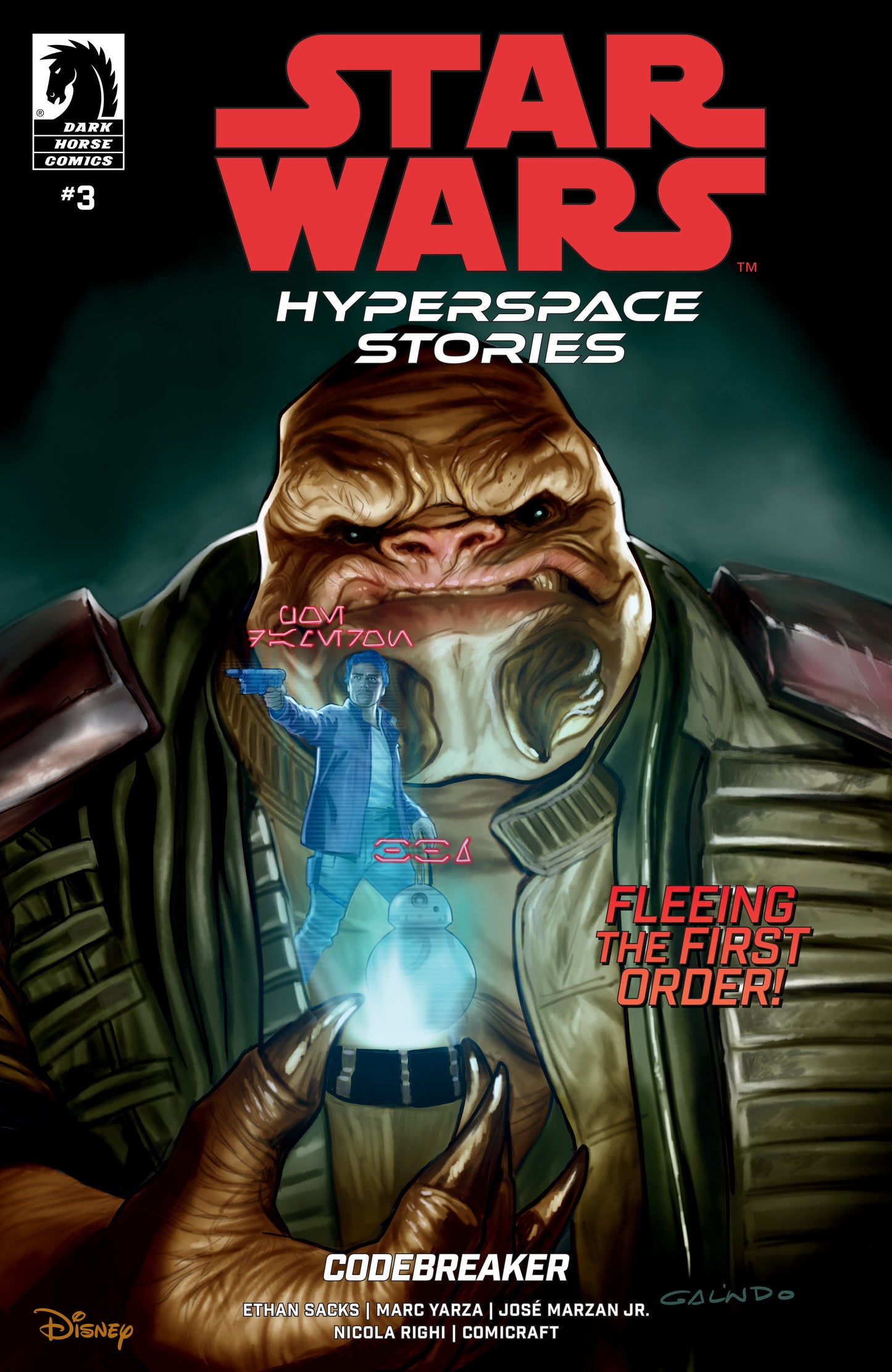 Star Wars: Hyperspace Stories--Codebreaker #3 (CVR A) (Diego Galindo) - ISBN: 76156801384900311 - Release Date:  8/6/25
