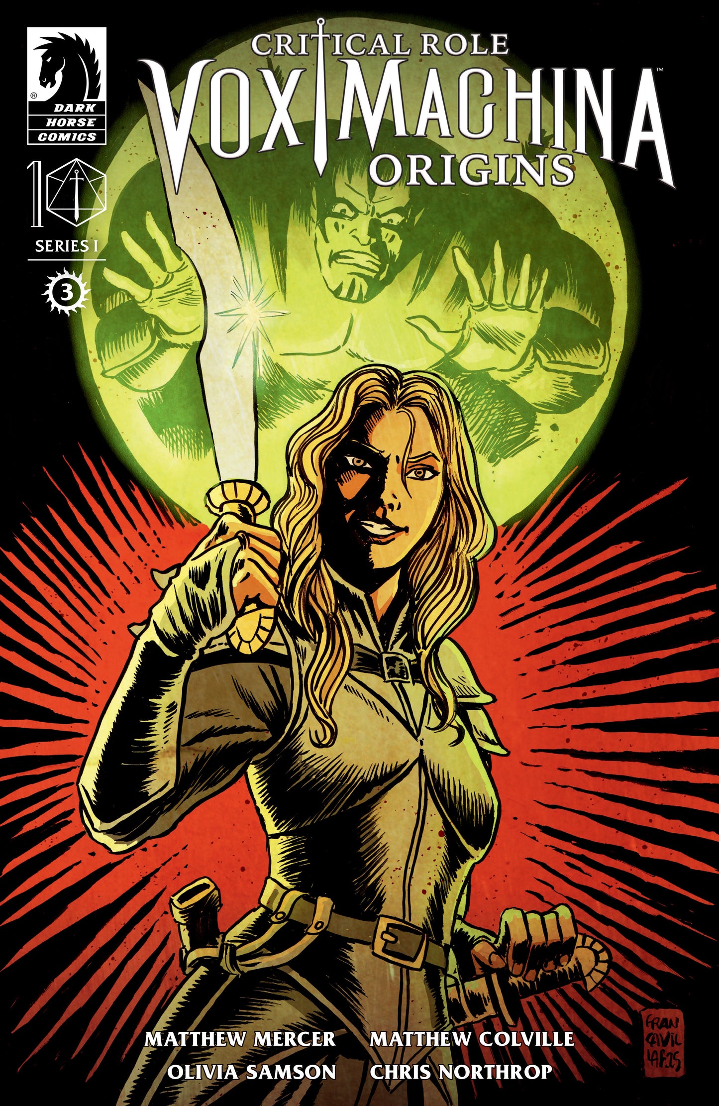 Critical Role: Vox Machina Origins I #3 (CVR A) (Francesco Francavilla) - ISBN: 76156801419800311 - Release Date:  8/20/25