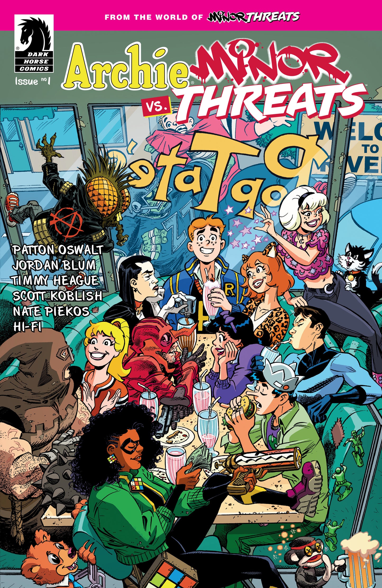 Archie vs Minor Threats #1 (CVR B) (Scott Koblish) - ISBN: 76156801429700121 - Release Date:  8/6/25