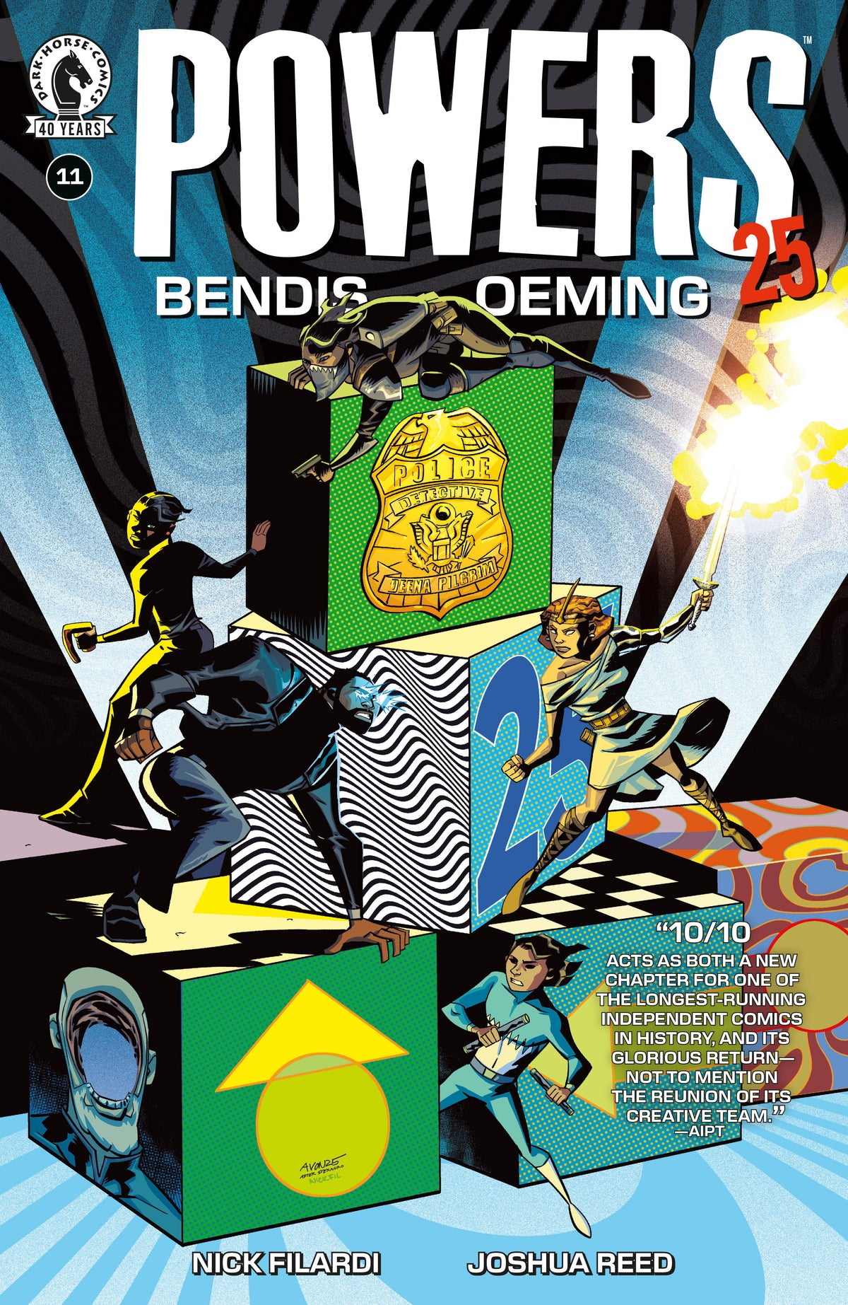 Powers 25 #11 (CVR A) (Michael Avon Oeming) ISBN: 76156801445701111 - FOC DATE: 6/28/26  - Release Date: 7/22/26