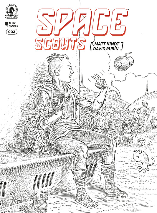 Space Scouts #3 (CVR C) (FOC) (B&W) (Matt Kindt) ISBN: 76156801447100331 - Release Date: 2/4/26
