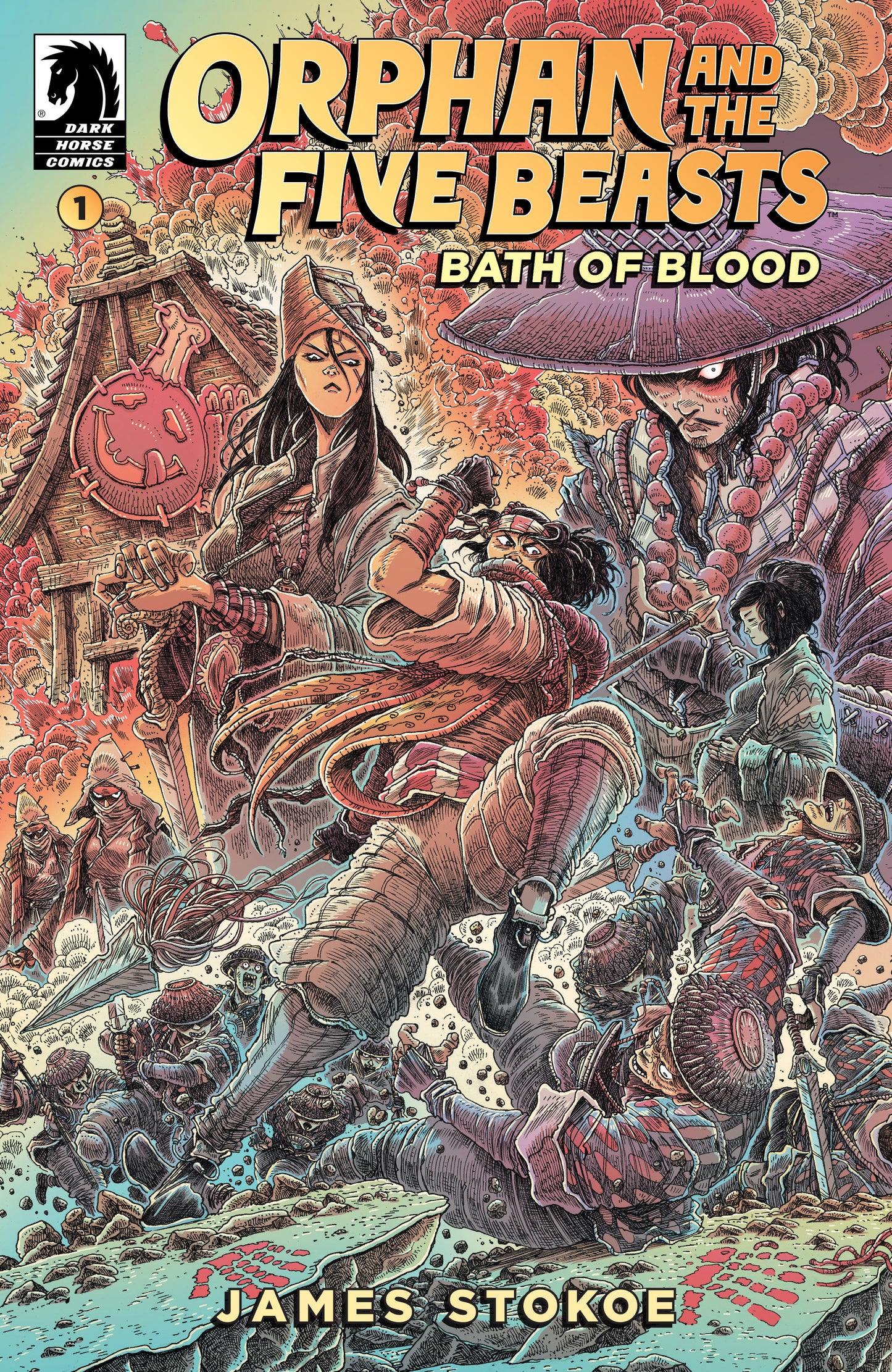Orphan and the Five Beasts: Bath of Blood #1 (CVR A) (James Stokoe) - ISBN: 76156801448800111 - Release Date:  9/24/25