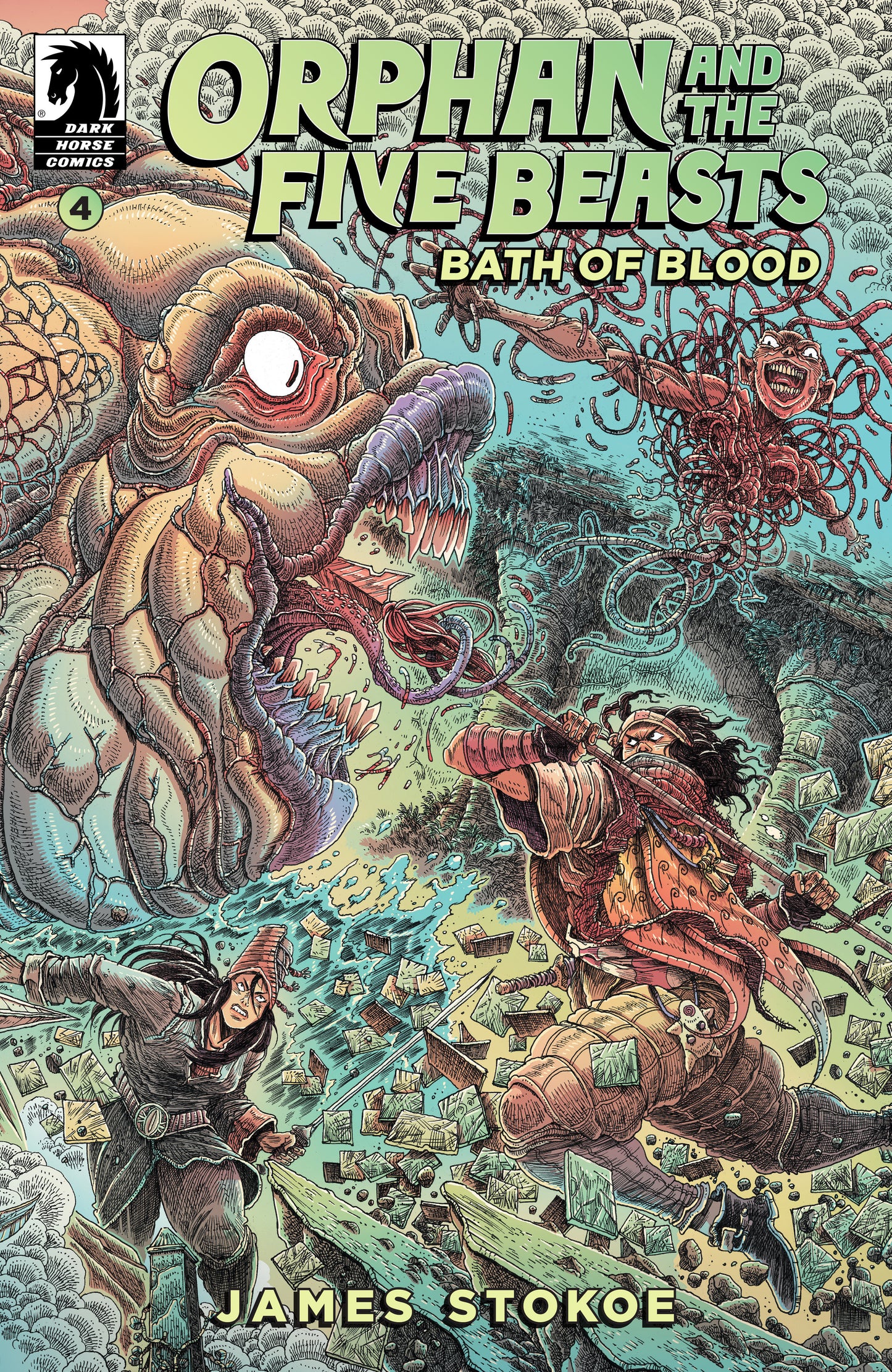 Orphan and the Five Beasts: Bath of Blood #4 (CVR A) (James Stokoe) ISBN: 76156801448800411 - Release Date: 1/7/26