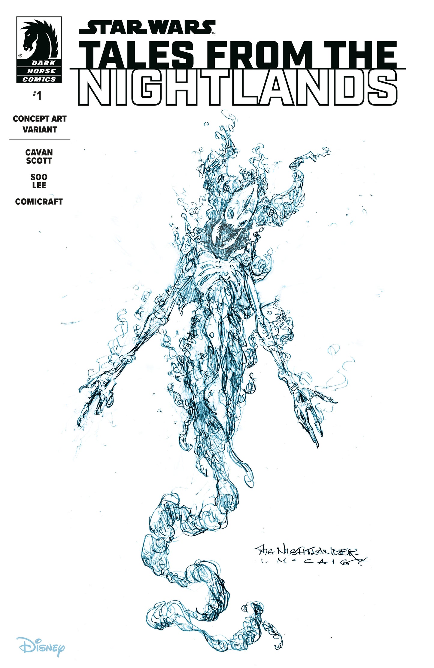 Star Wars: Tales from the Nightlands #1 (CVR B) (Ian McCaig) - ISBN: 76156801449500121 - Release Date:  9/3/25