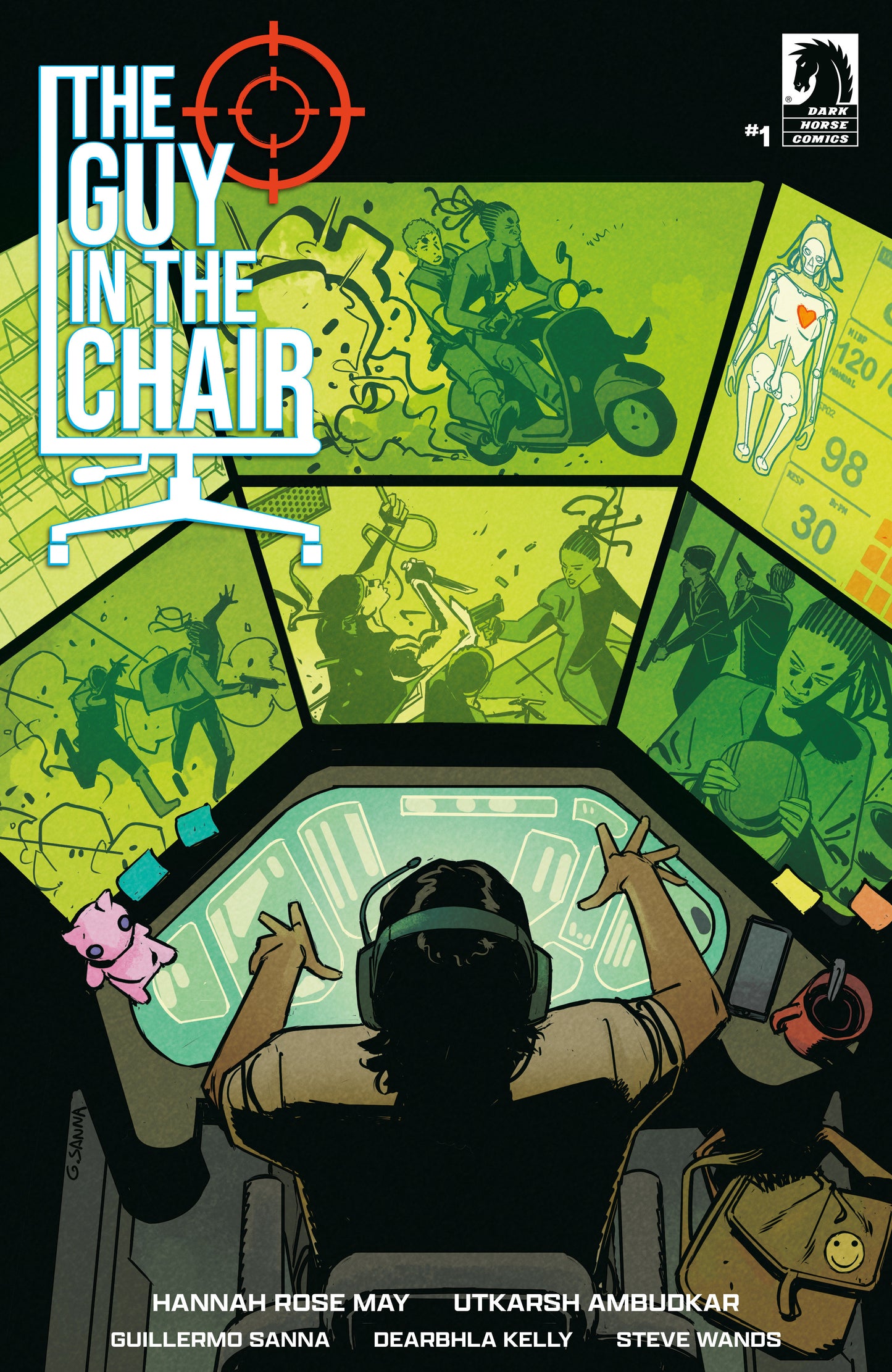 The Guy in the Chair #1 (CVR A) (Guillermo Sanna) - 10/8/25 - Release Date:  10/8/25