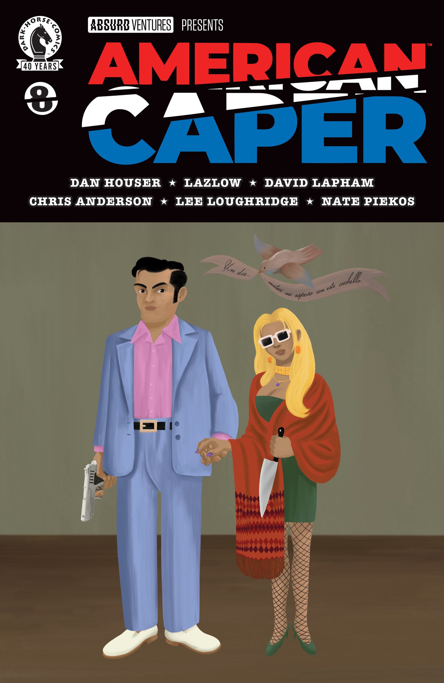 American Caper #8 (CVR A) (Tyler Boss) ISBN: 76156801474700811 - FOC DATE: 5/31/26  - Release Date: 6/24/26