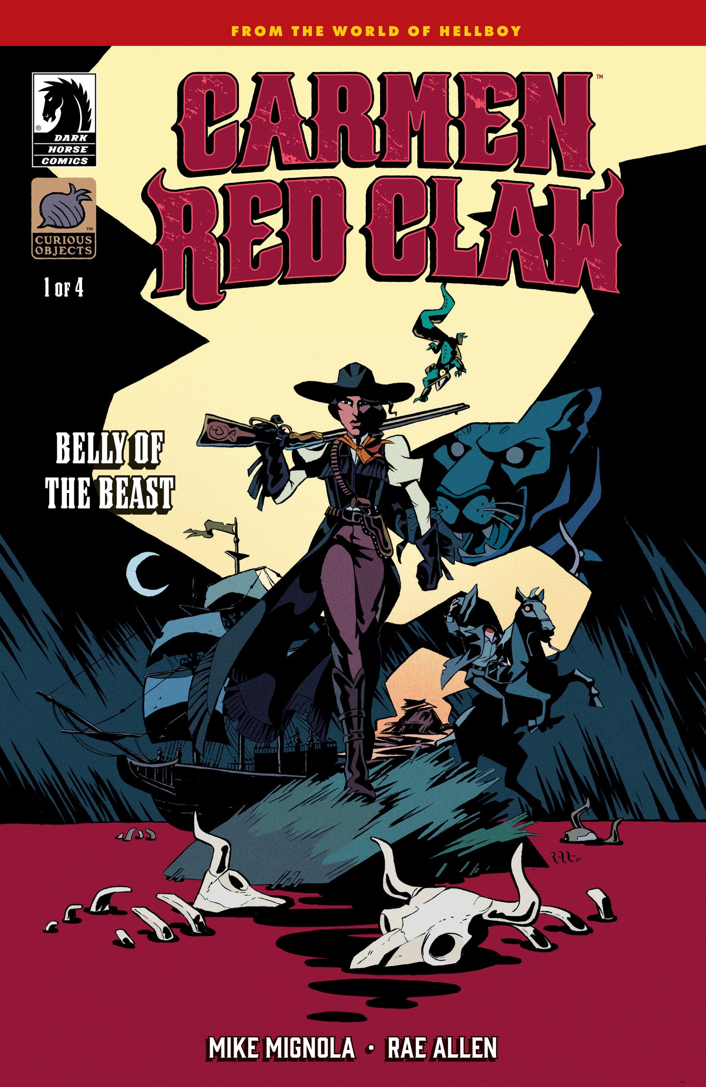 Carmen Red Claw: Belly of the Beast #1 (CVR A) (Rae Allen) ISBN: 76156801488400111 - Release Date: 1/7/26