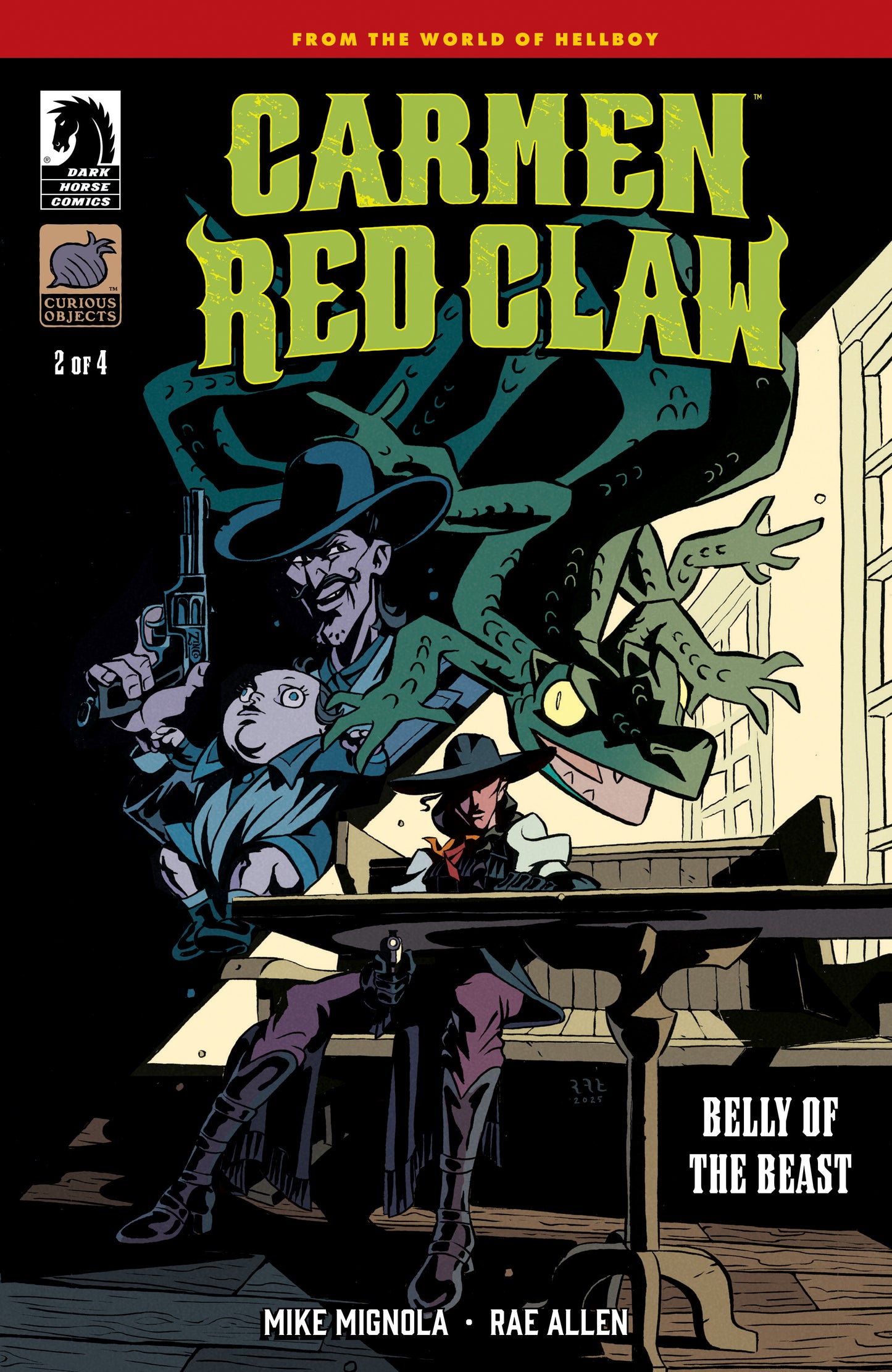 Carmen Red Claw: Belly of the Beast #2 (CVR A) (Rae Allen) ISBN: 76156801488400211 - Release Date: 2/18/26