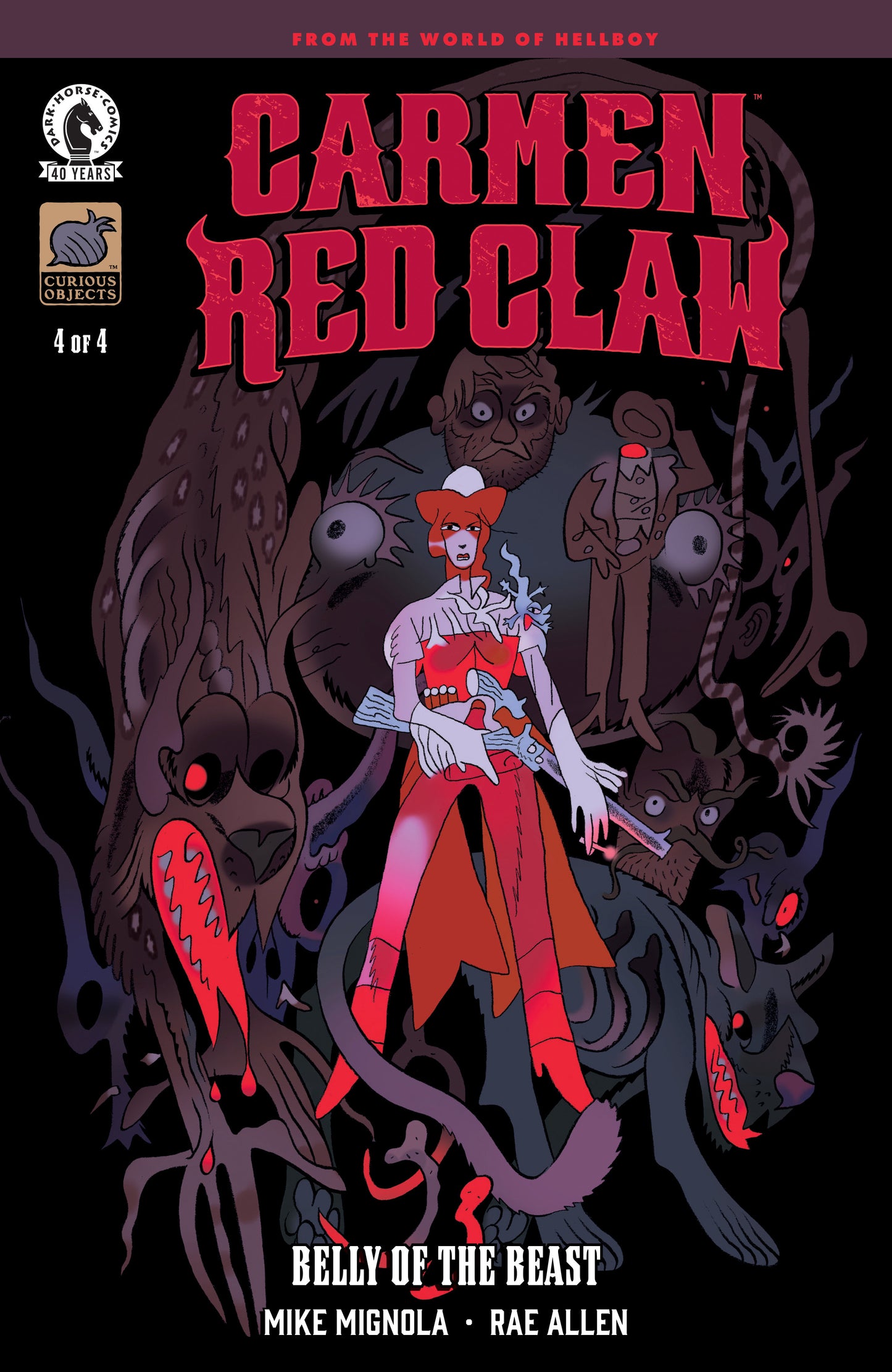 Carmen Red Claw: Belly of the Beast #4 (CVR B) (Benjamin Schipper) ISBN: 76156801488400421 - Release Date: 4/15/26