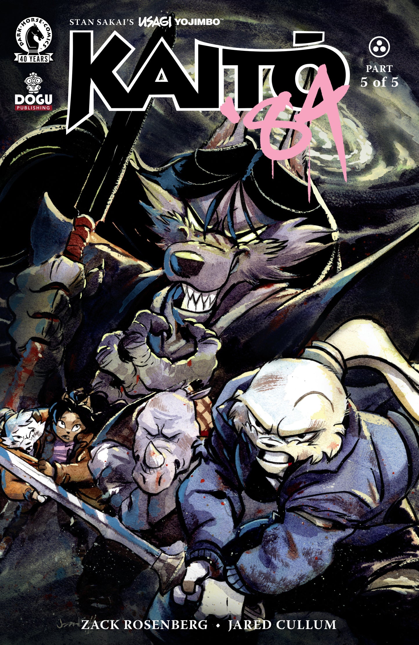 Usagi Yojimbo: Kaito '84 #5 (CVR A) (Jared Cullum) ISBN: 76156801508900511 - FOC DATE: 6/28/26  - Release Date: 7/22/26