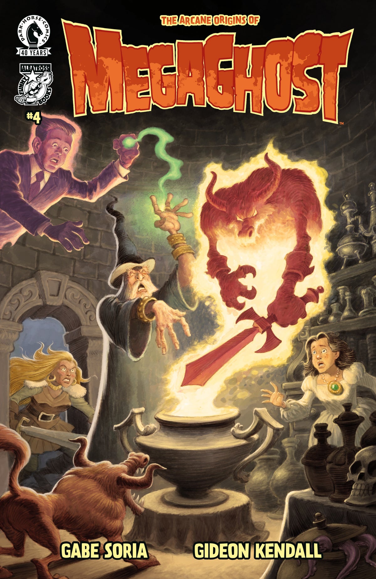 Megaghost Volume 2 #4 (CVR A) (Gideon Kendall) ISBN: 76156801511900411 - FOC DATE: 6/7/26  - Release Date: 7/1/26
