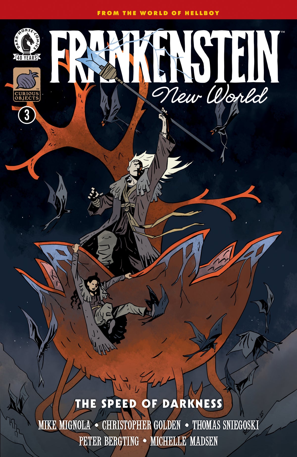Frankenstein: New World--The Speed of Darkness #3 (CVR A) (Peter Bergting) ISBN: 76156801564500311 - FOC DATE: 6/7/26  - Release Date: 7/1/26