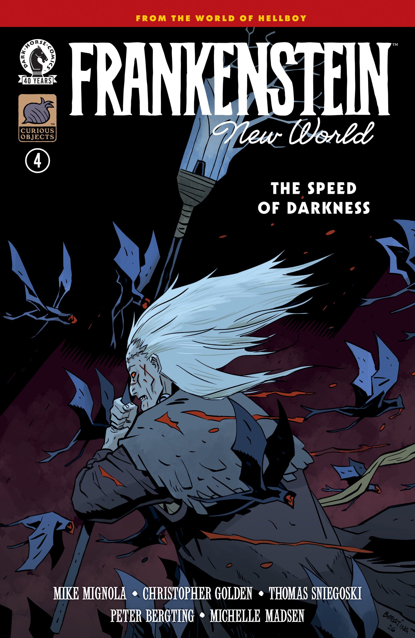 Frankenstein: New World--The Speed of Darkness #4 (CVR A) (Peter Bergting) ISBN: 76156801564500411 - FOC DATE: 7/12/26  - Release Date: 8/5/26