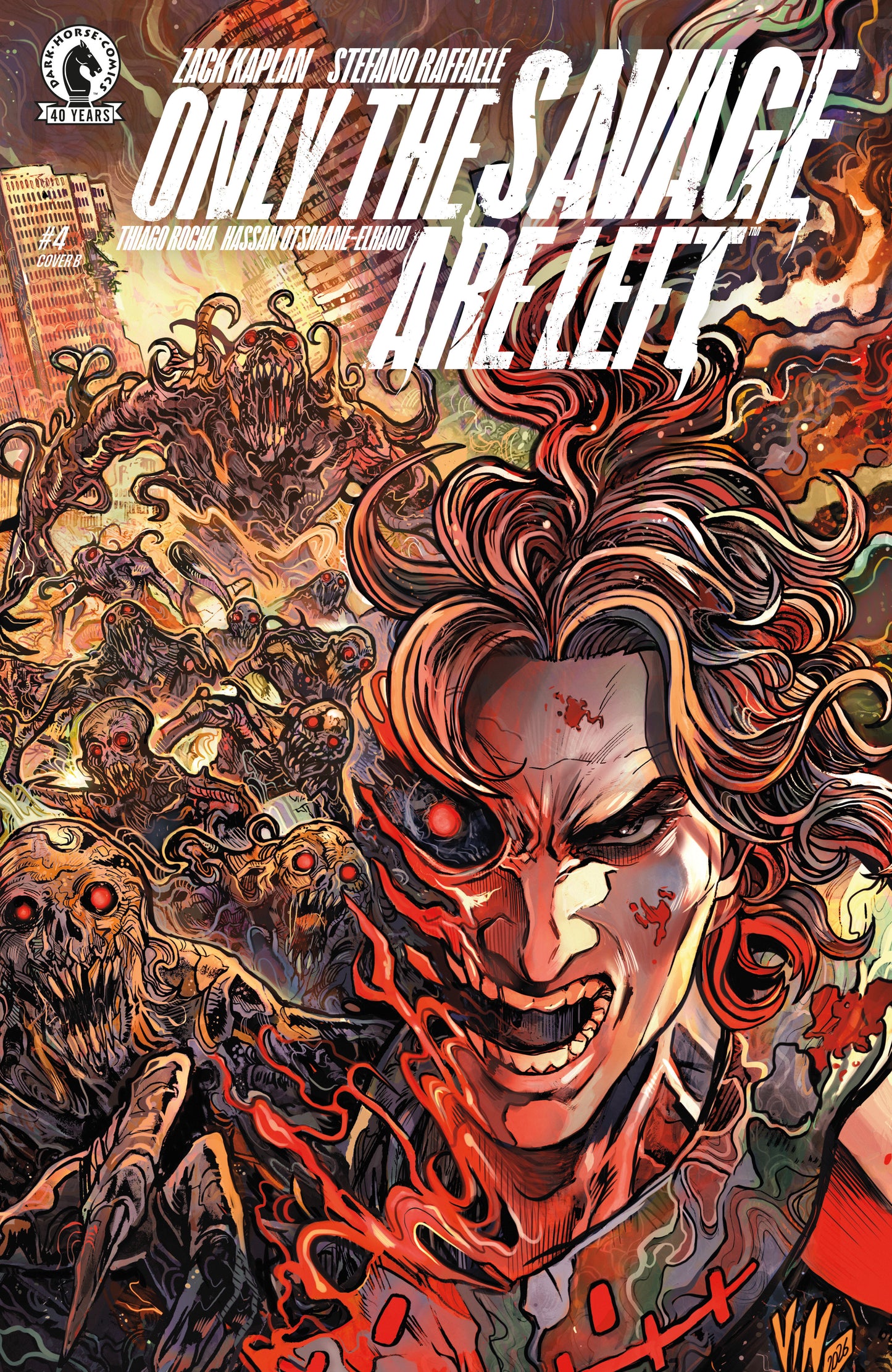 Only the Savage Are Left #4 (CVR B) (Vincenzo Riccardi) ISBN: 76156801567600421 - FOC DATE: 8/23/26  - Release Date: 9/30/26