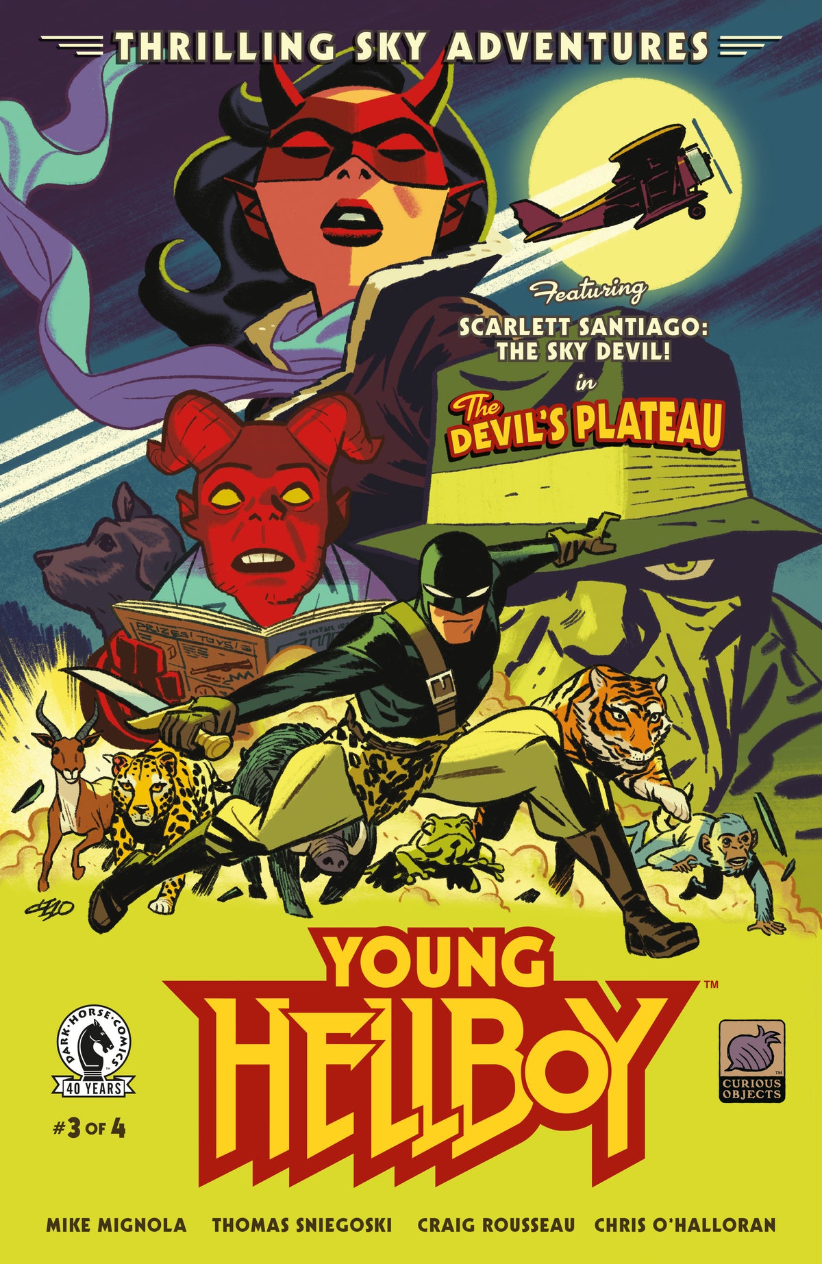 Young Hellboy: Thrilling Sky Adventures #3 (CVR B) (Michael Cho) ISBN: 76156801568300321 - FOC DATE: 7/26/26  - Release Date: 9/2/26