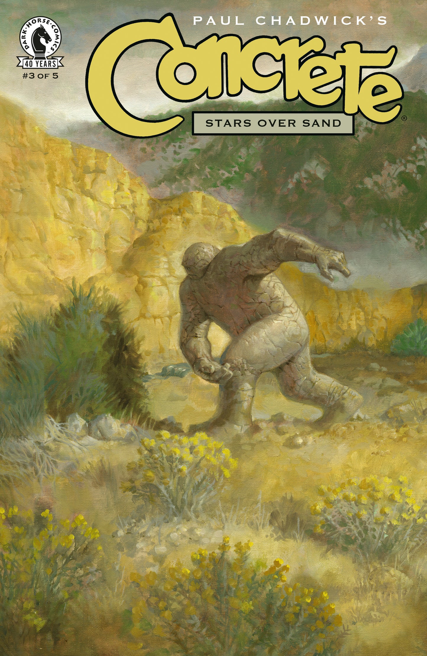 Concrete: Stars Over Sand #3 (CVR A) (Paul Chadwick) ISBN: 76156801590400311 - FOC DATE: 8/2/26  - Release Date: 8/26/26