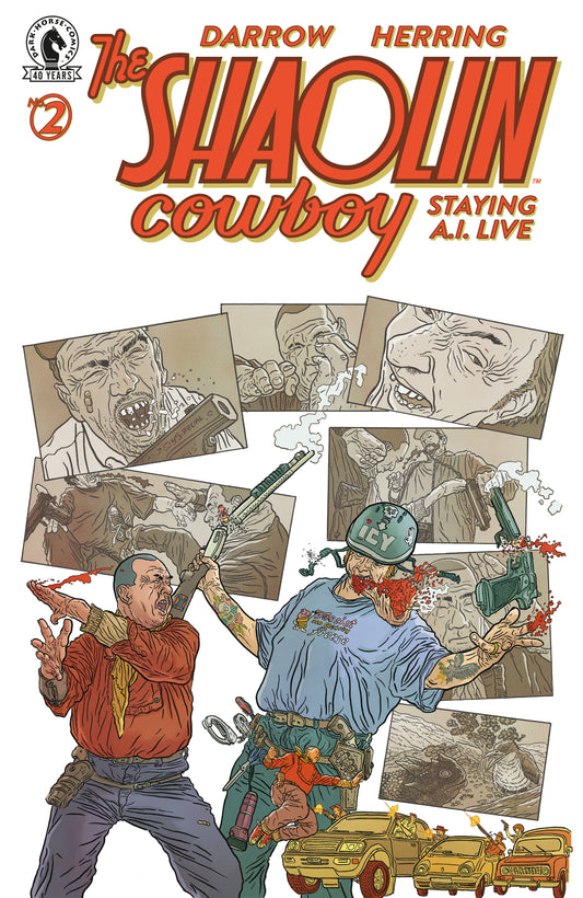Shaolin Cowboy: Staying A.I.Live #2 (CVR A) (Geof Darrow) ISBN: 76156801595900211 - FOC DATE: 7/5/26  - Release Date: 8/12/26