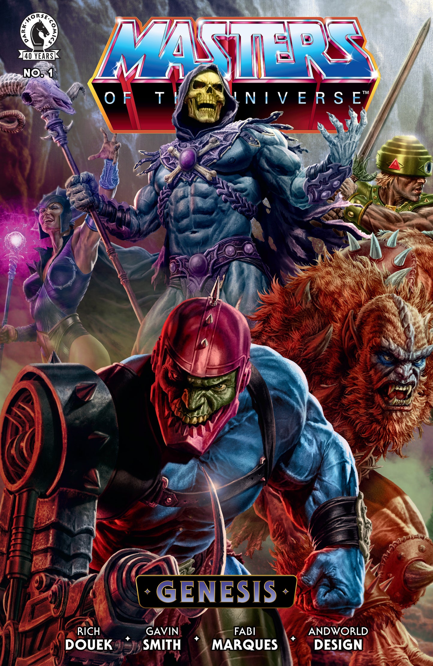 Masters of the Universe: Genesis #1 (CVR B) (Lee Bermejo) ISBN: 76156801606200121 - FOC DATE: 6/28/26  - Release Date: 8/5/26