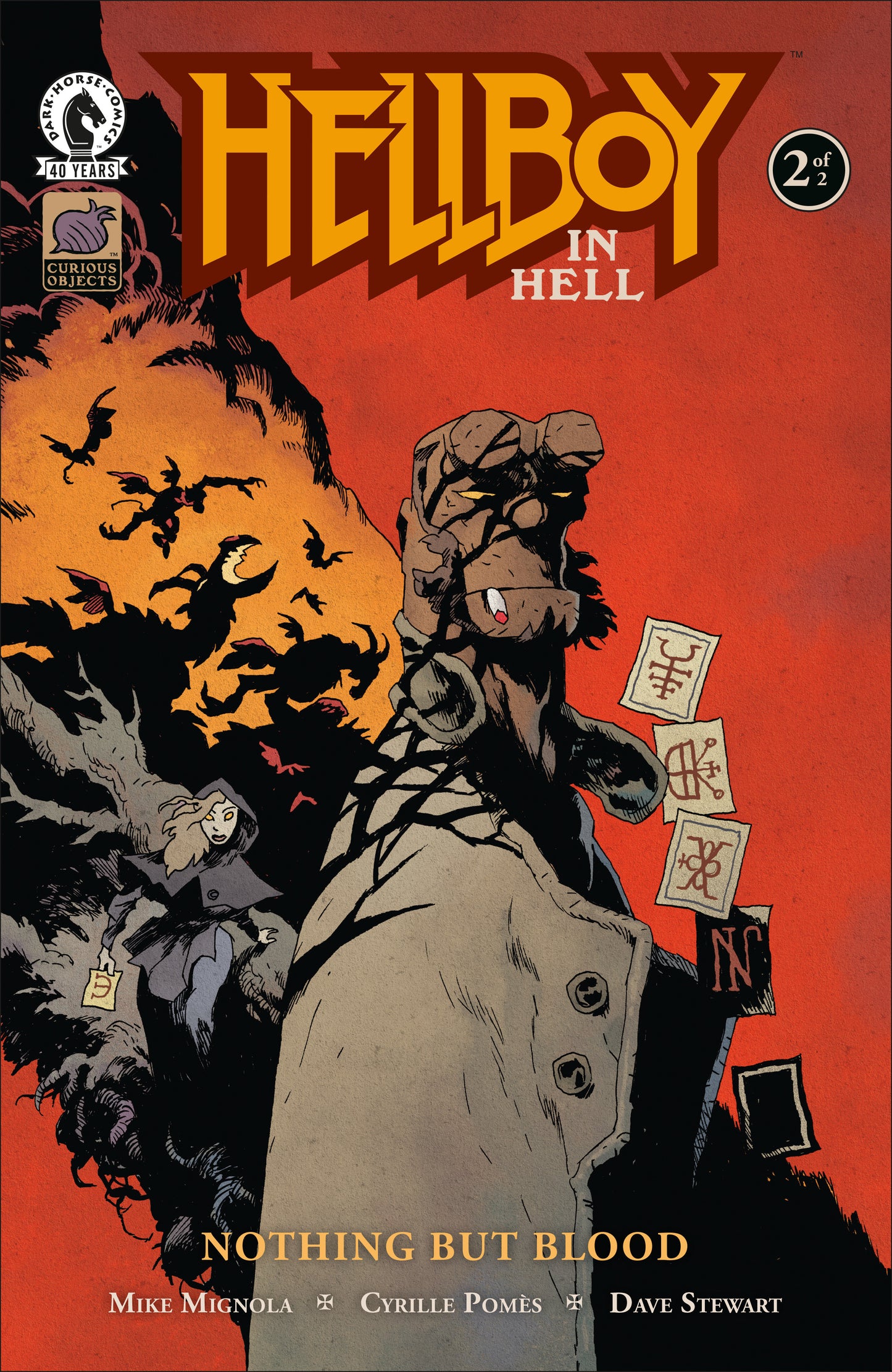 Hellboy in Hell: Nothing But Blood #2 (CVR A) (Cyrille Pomes) ISBN: 76156801631400211 - FOC DATE: 10/11/26  - Release Date: 11/18/26