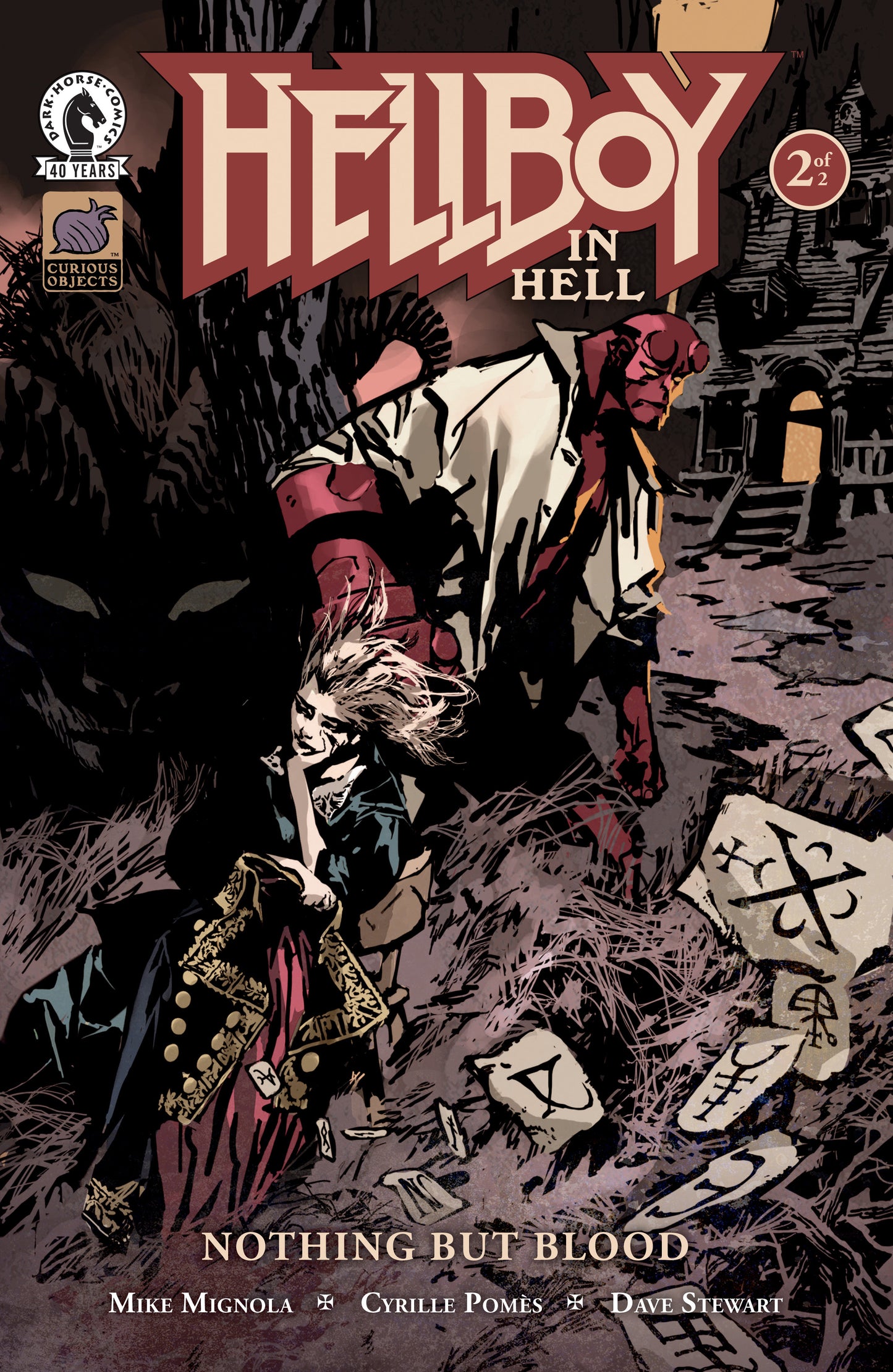 Hellboy in Hell: Nothing But Blood #2 (CVR B) (Marc Riou) ISBN: 76156801631400221 - FOC DATE: 10/11/26  - Release Date: 11/18/26