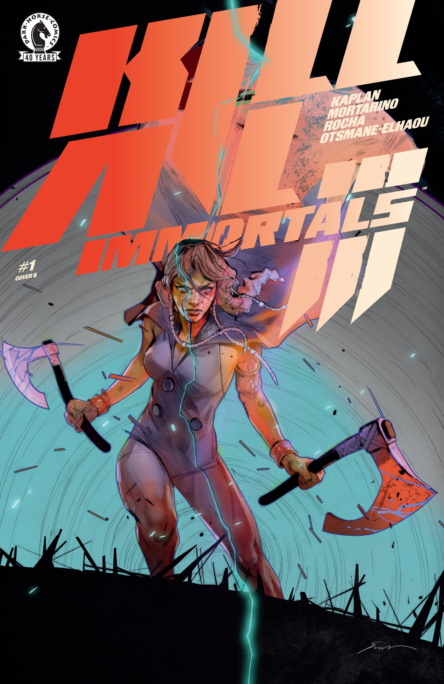 Kill All Immortals III #1 (CVR B) (Eliza Ivanova) ISBN: 76156801632100121 - FOC DATE: 8/30/26  - Release Date: 10/7/26