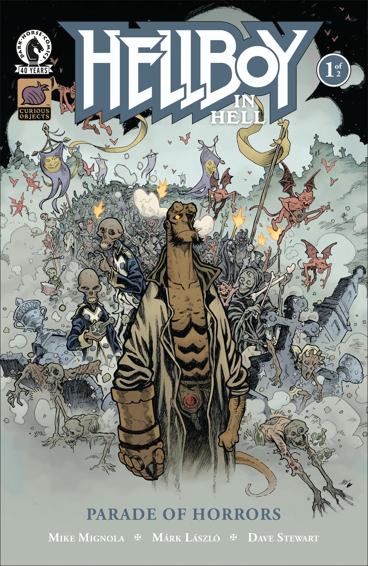 Hellboy in Hell: Parade of Horrors #1 (CVR A) (Márk Lászlo) ISBN: 76156801670300111 - FOC DATE: 11/8/26  - Release Date: 12/16/26