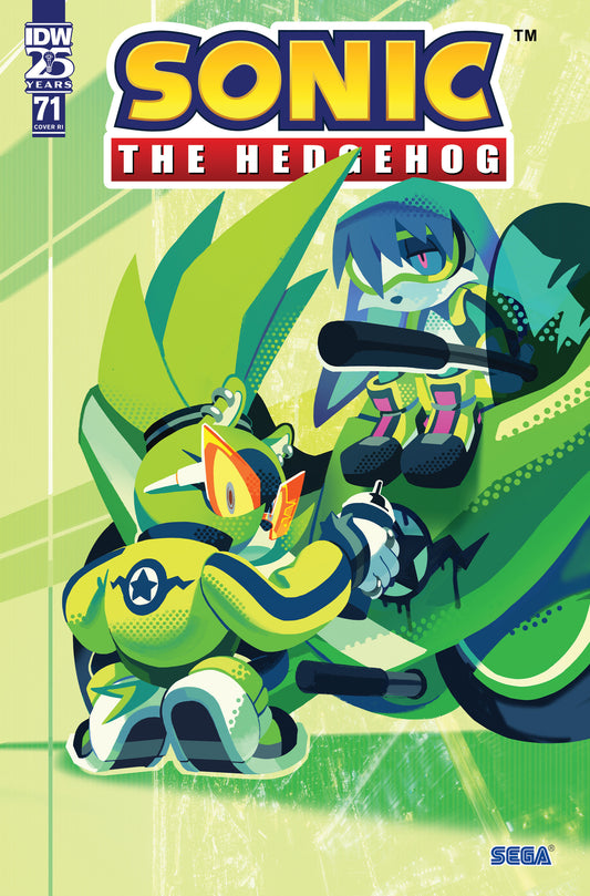 1:10 Sonic the Hedgehog #71 Variant RI (10) (Fourdraine) - Release Date:  7/17/24