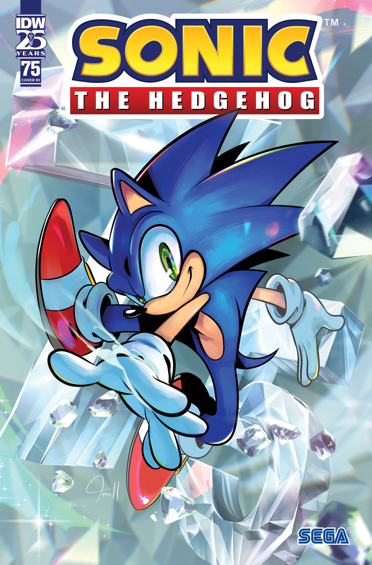 1:50 Sonic the Hedgehog #75 Variant RI (50) (Hesse)  - Release Date:  11/13/24