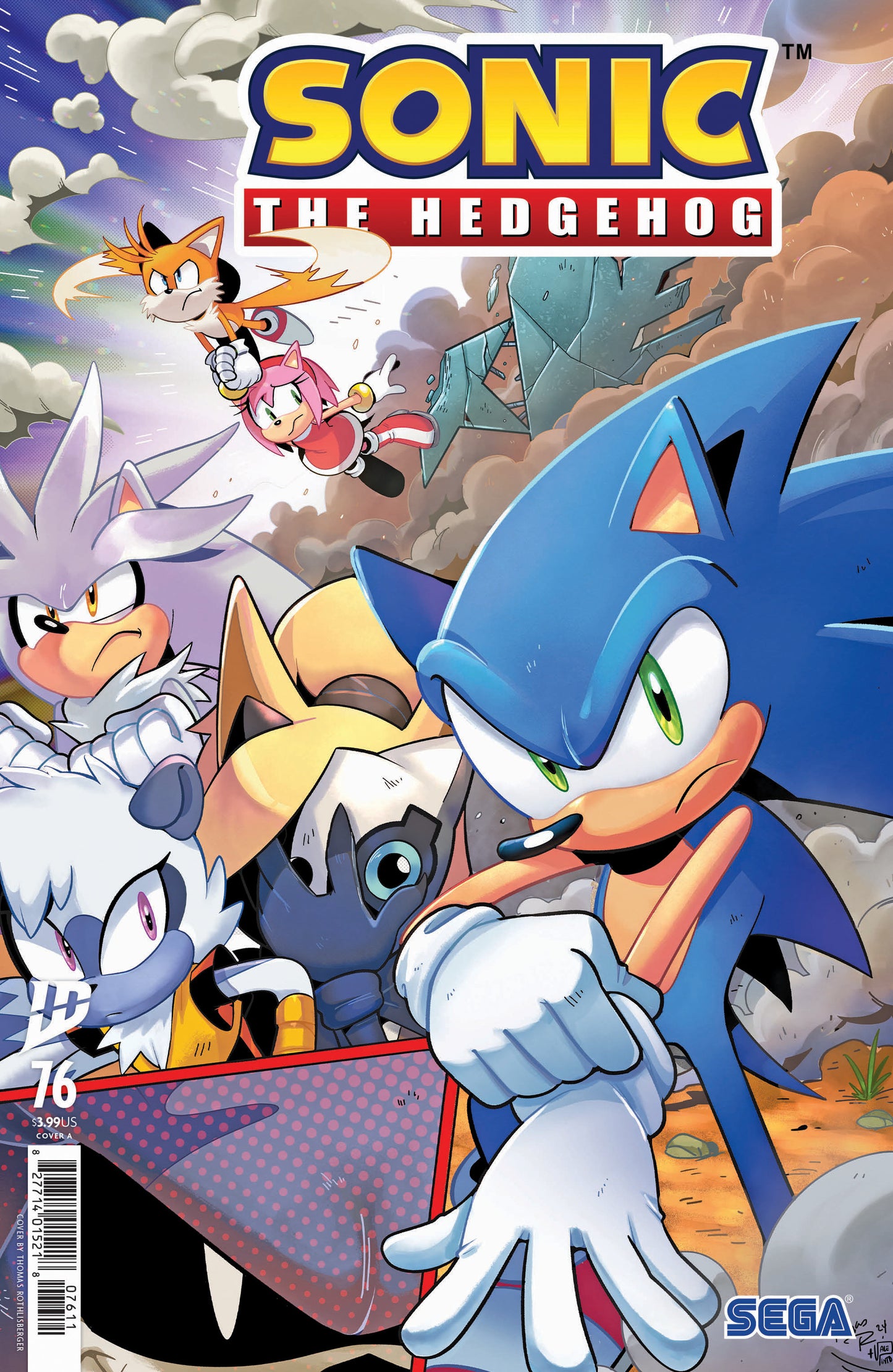 Sonic the Hedgehog #76 Cover A (Rothlisberger)  - Release Date:  2/5/25