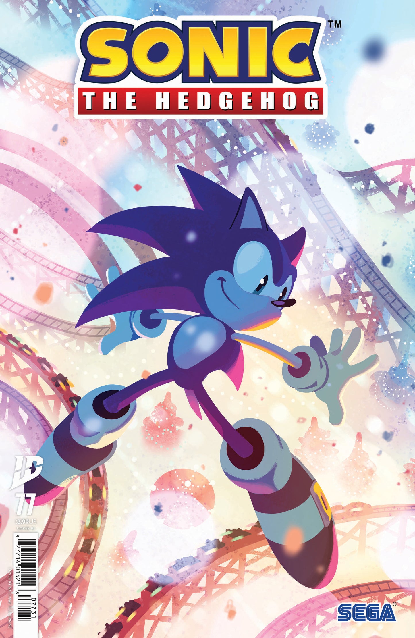 1:10 Sonic the Hedgehog #77 Variant RI (10) (Fourdraine)  - Release Date:  3/19/25