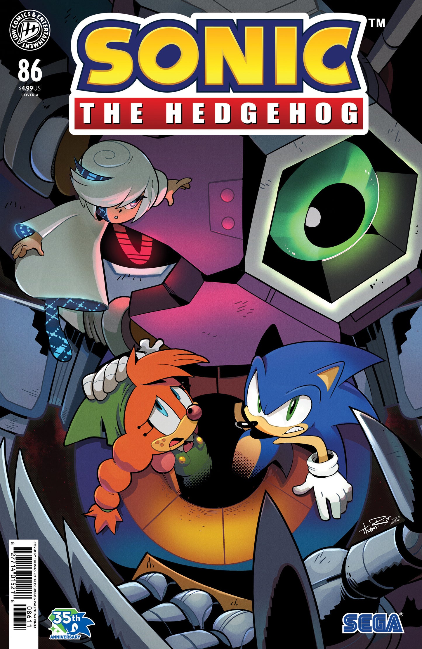 Sonic the Hedgehog #86 Cover A (Rothlisberger) ISBN: 82771401521808611 - FOC DATE: 3/2/26  - Release Date: 4/8/26