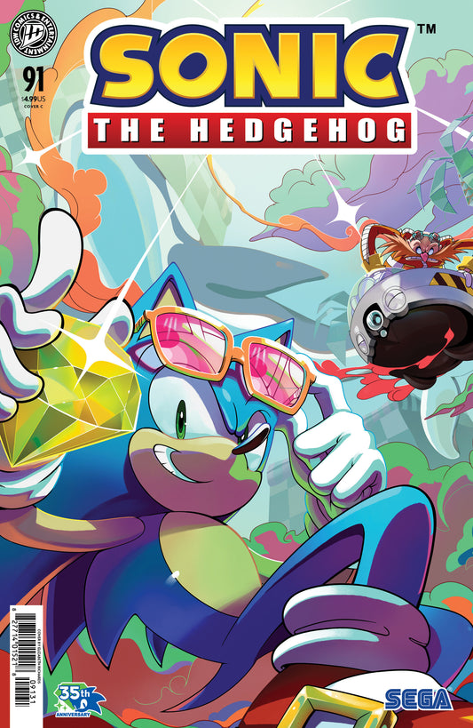 Sonic the Hedgehog #91 Variant C (Richards) ISBN: 82771401521809131 - FOC DATE: 9/20/26  - Release Date: 10/28/26