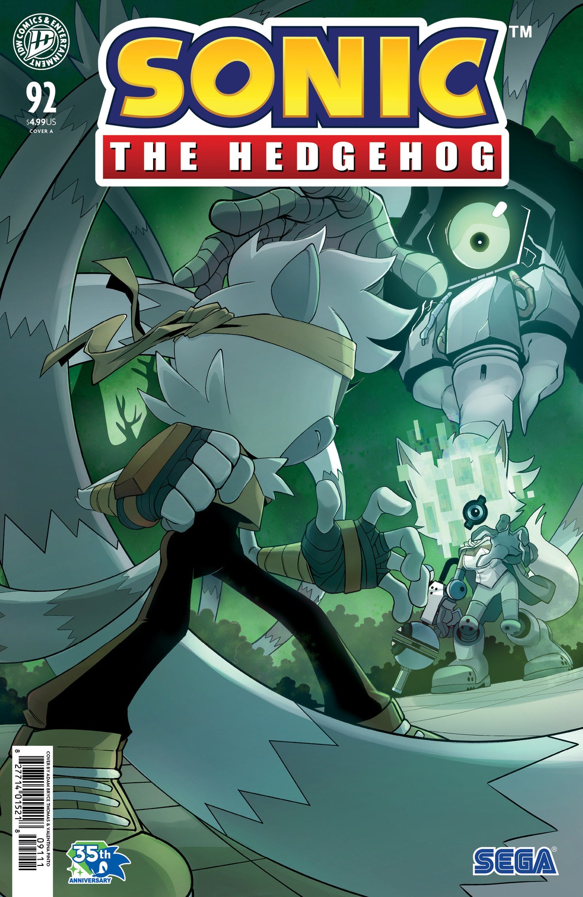 Sonic the Hedgehog #92 Cover A (Thomas) ISBN: 82771401521809211 - FOC DATE: 10/25/26  - Release Date: 12/9/26