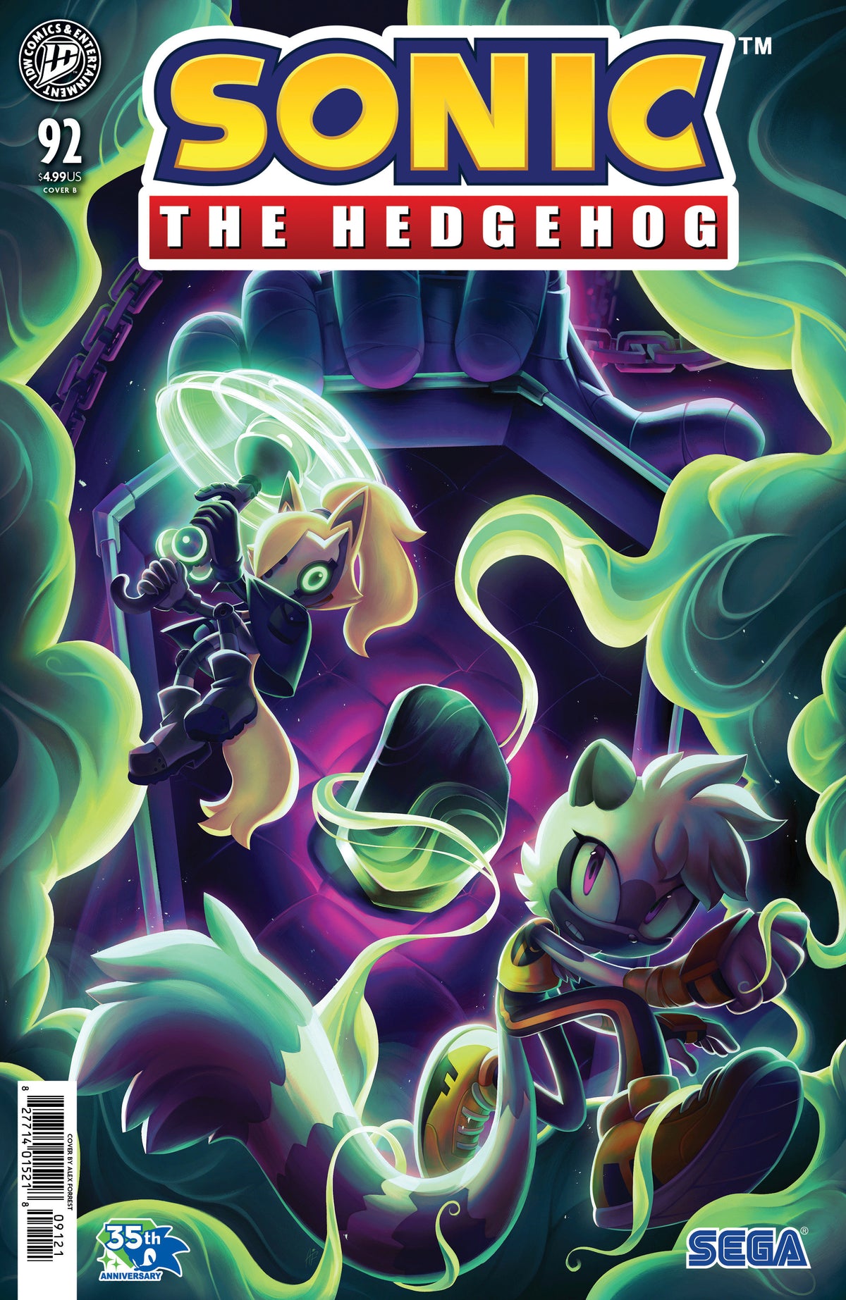 Sonic the Hedgehog #92 Variant B (Forrest) ISBN: 82771401521809221 - FOC DATE: 10/25/26  - Release Date: 12/9/26