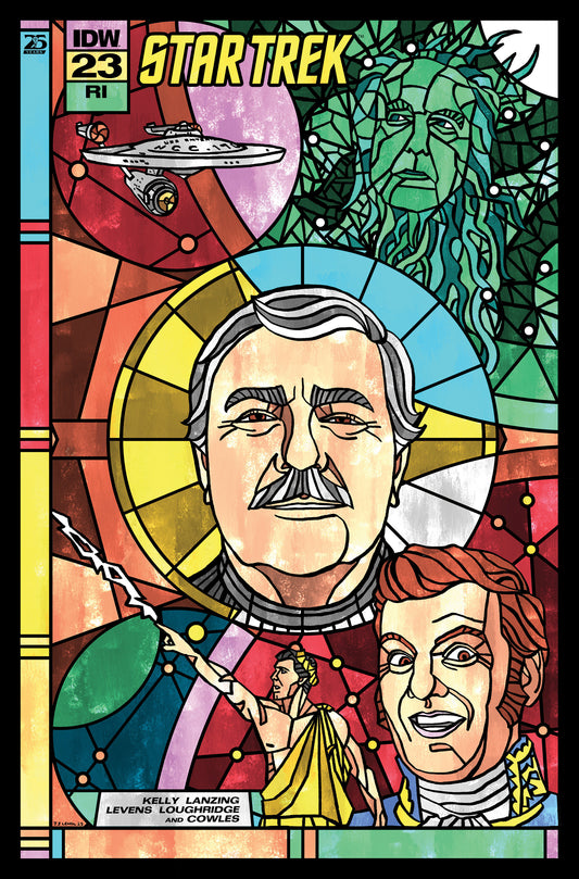 1:10 Star Trek #23 Variant RI (10) (Lendl Connecting Stained Glass Variant),  - Release Date: 8/21/24