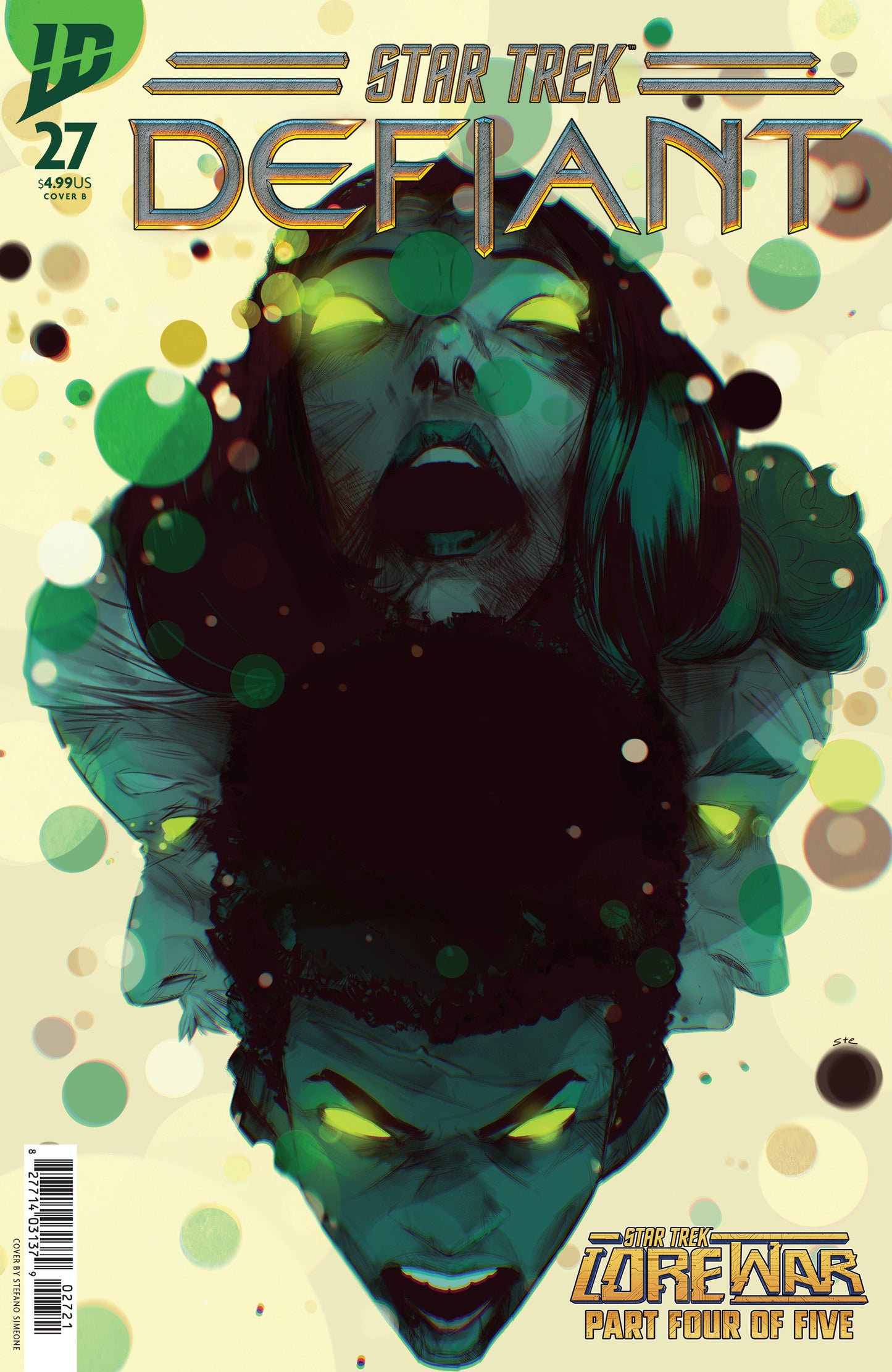 Star Trek: Defiant #27 Variant B (Simeone)  - Release Date:  05/21/2025