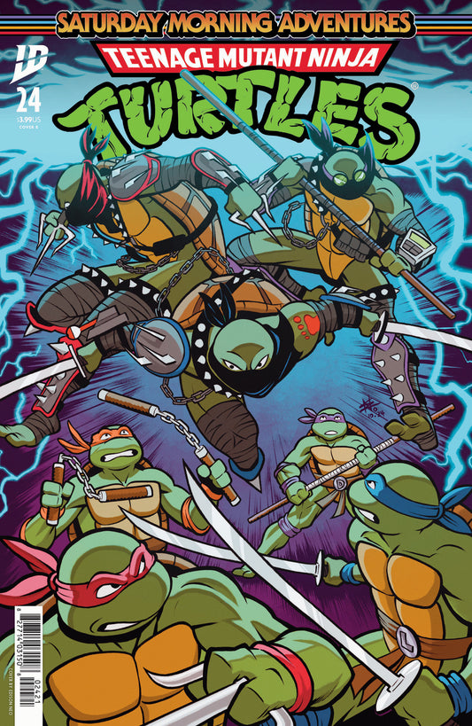 Teenage Mutant Ninja Turtles: Saturday Morning Adventures #24 Variant B (Neo)  - Release Date:  04/23/2025