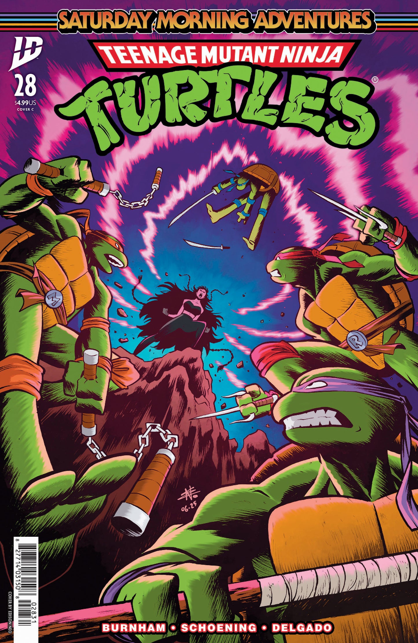 Teenage Mutant Ninja Turtles: Saturday Morning Adventures #28 Variant C () - ISBN: 82771403150802831 - Release Date:  8/27/25