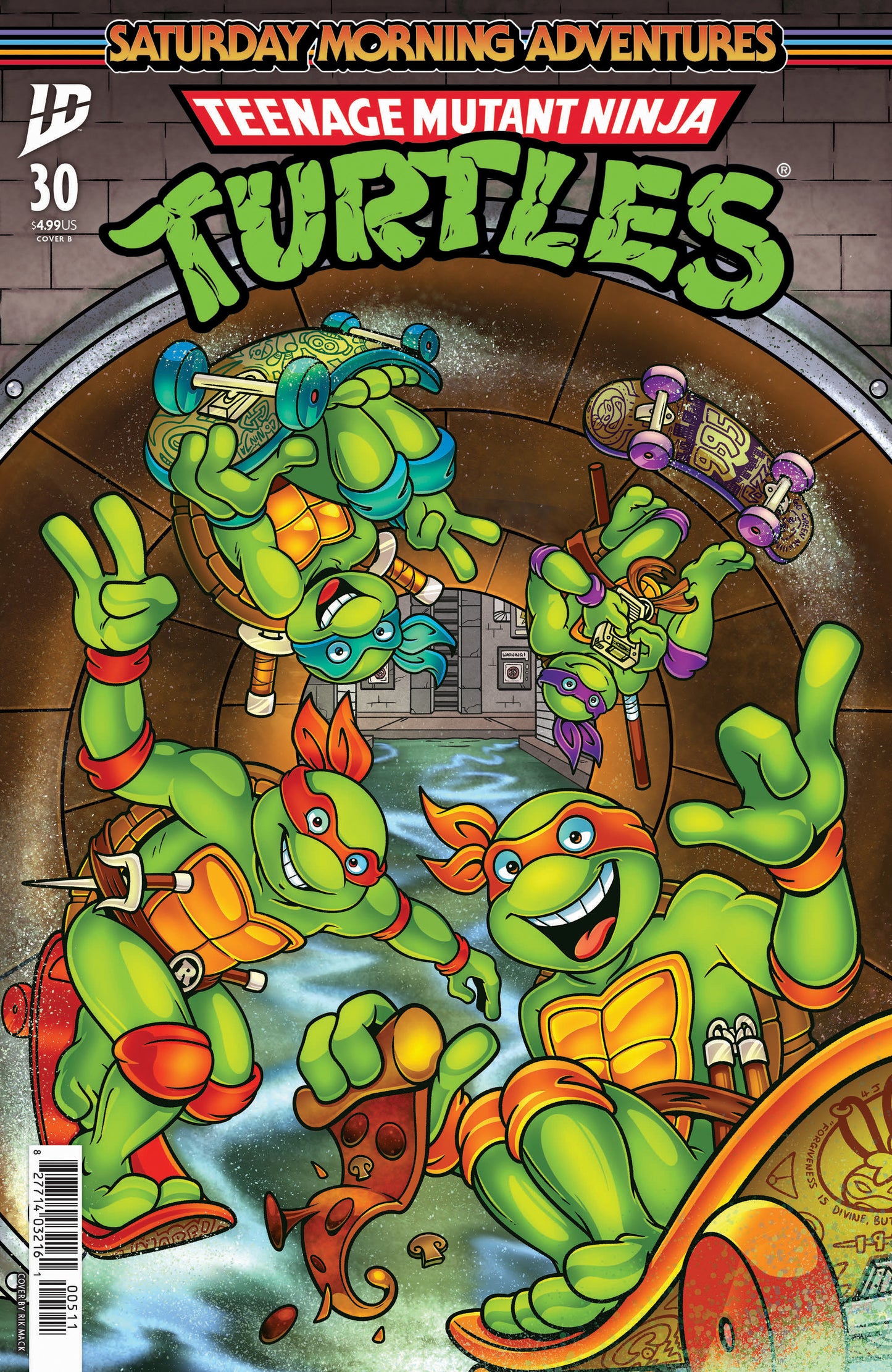 Teenage Mutant Ninja Turtles: Saturday Morning Adventures #30 Variant B (Mack) ISBN: 82771403150803021 - Release Date: 10/22/25