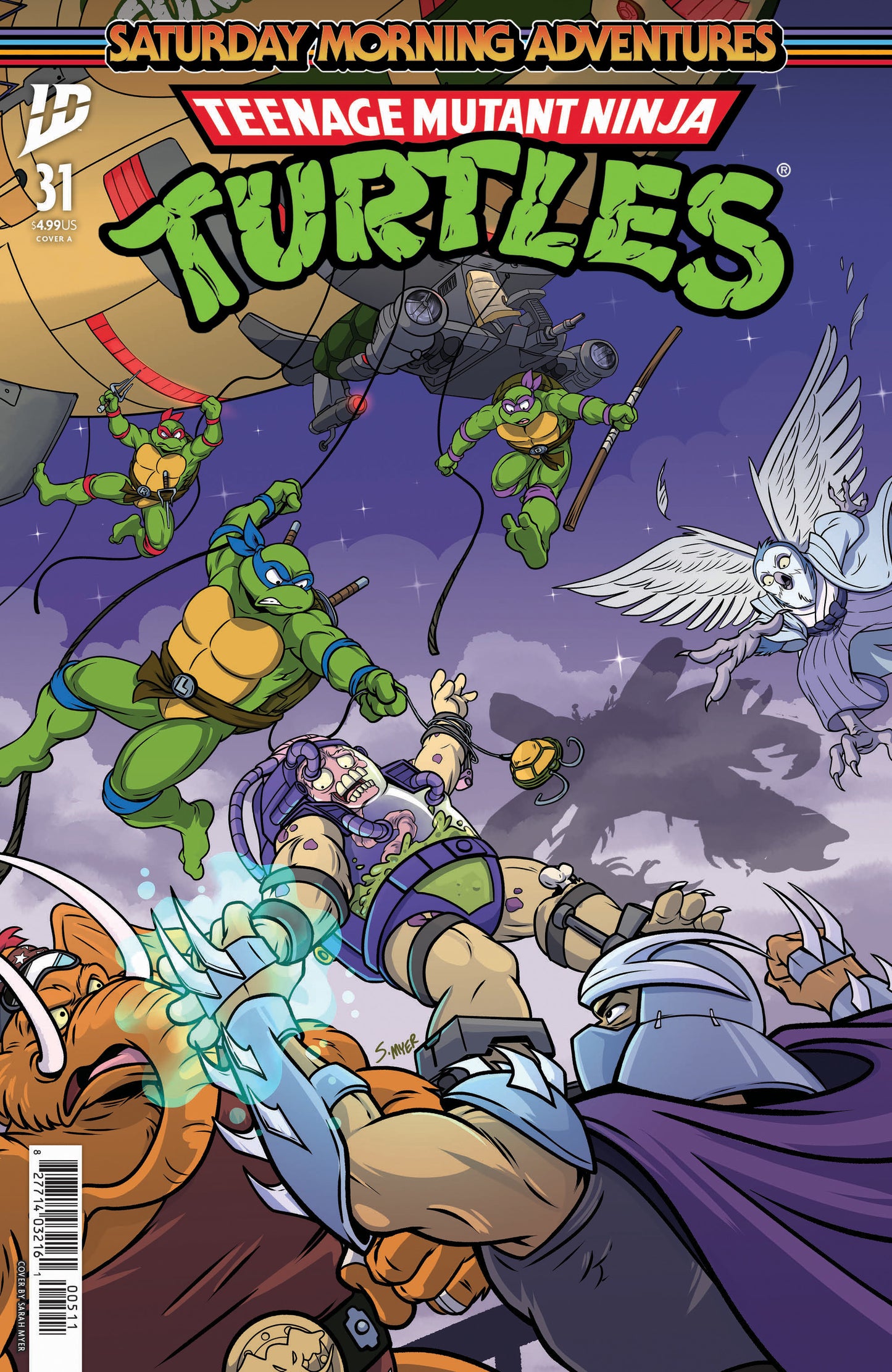 Teenage Mutant Ninja Turtles: Saturday Morning Adventures #31 Cover A (Myer) ISBN: 82771403150803111 - Release Date: 11/26/25
