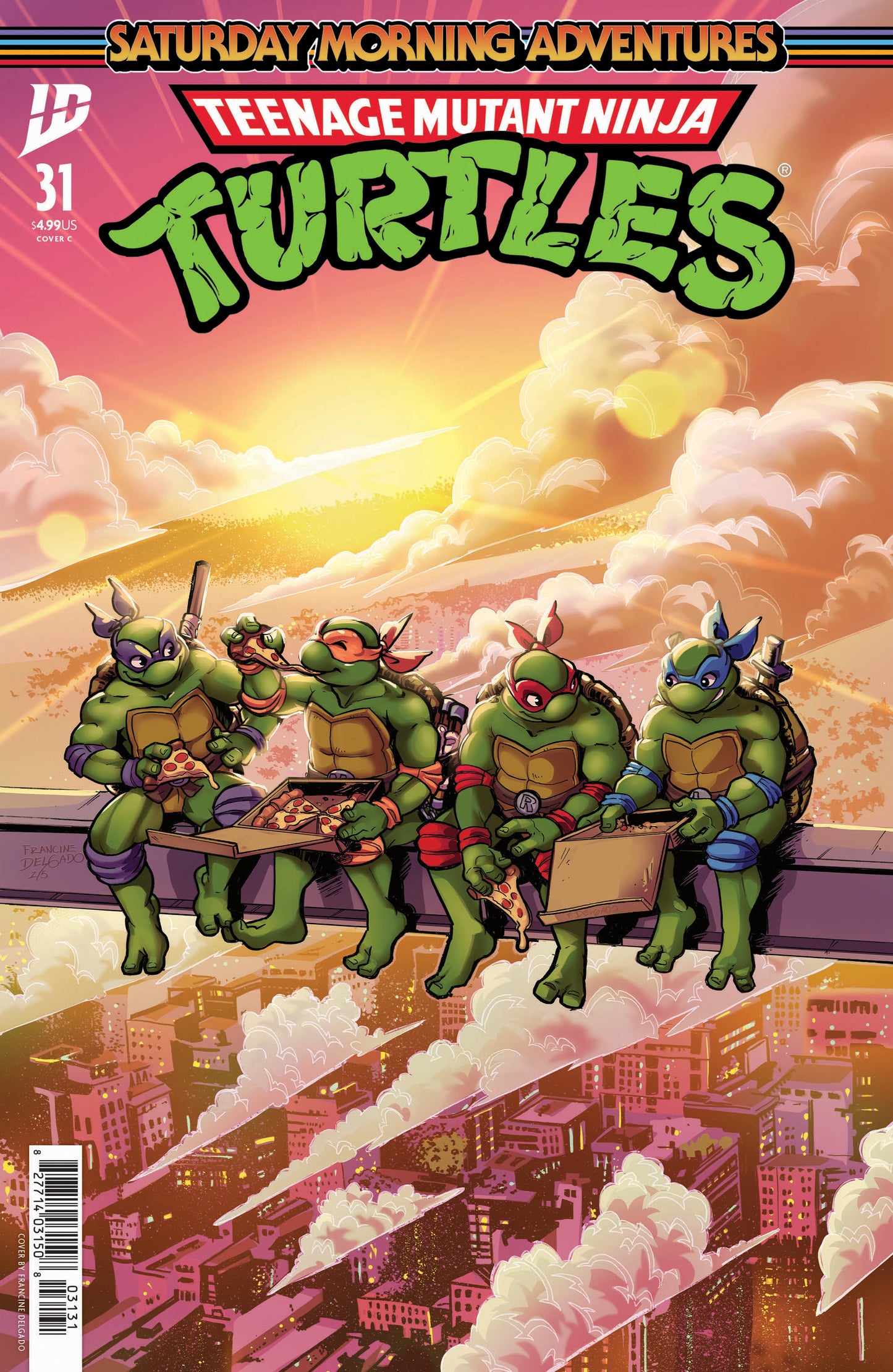 Teenage Mutant Ninja Turtles: Saturday Morning Adventures #31 Variant C (Delgado) ISBN: 82771403150803131 - Release Date: 11/26/25