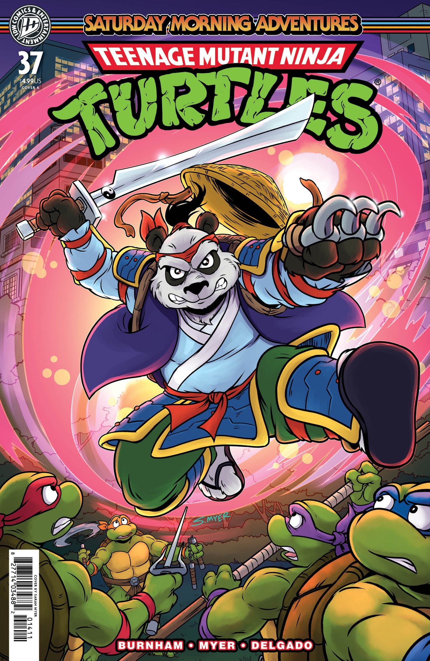 Teenage Mutant Ninja Turtles: Saturday Morning Adventures #37 Cover A (Myer) ISBN: 82771403150803711 - FOC DATE: 4/19/26  - Release Date: 5/27/26