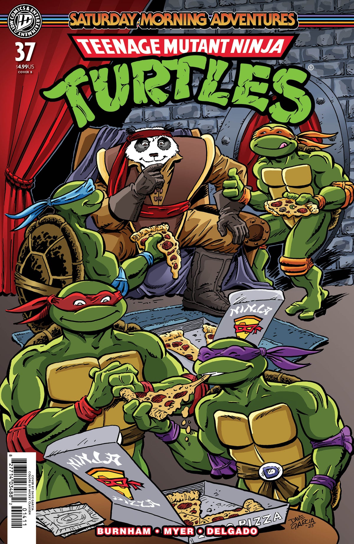 Teenage Mutant Ninja Turtles: Saturday Morning Adventures #37 Variant B (Dave Garcia) ISBN: 82771403150803721 - FOC DATE: 4/19/26  - Release Date: 5/27/26