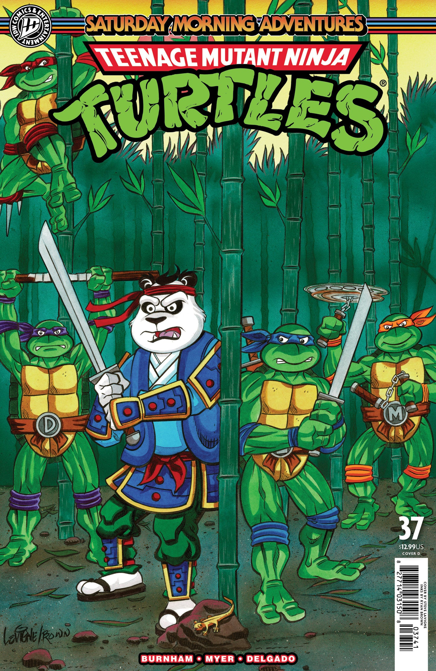 Teenage Mutant Ninja Turtles: Saturday Morning Adventures #37 Variant D Foil (Lavigne) ISBN: 82771403150803741 - FOC DATE: 4/19/26  - Release Date: 5/27/26