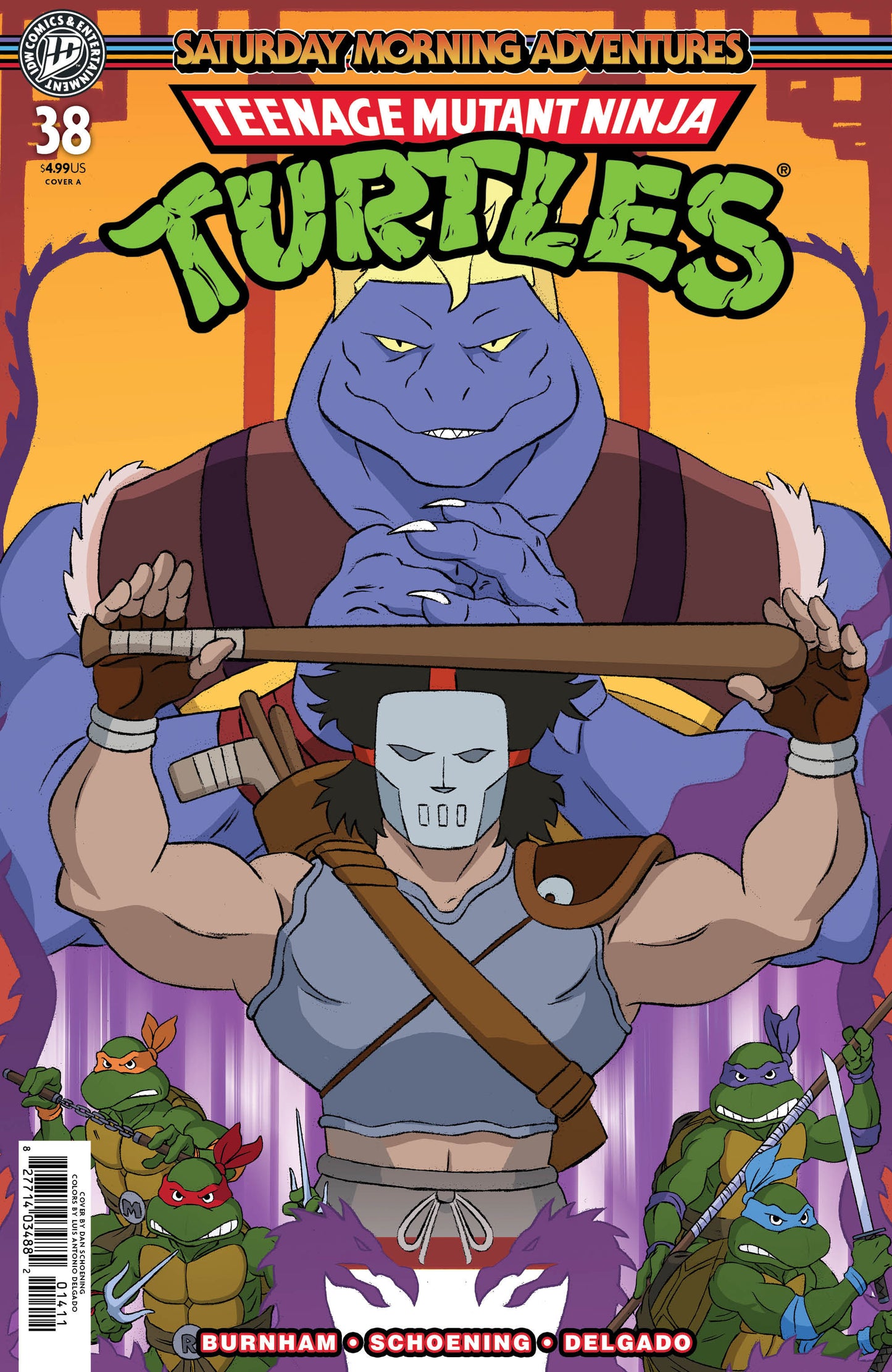 Teenage Mutant Ninja Turtles: Saturday Morning Adventures #38 Cover A (Schoening) ISBN: 82771403150803811 - FOC DATE: 5/17/26  - Release Date: 6/24/26