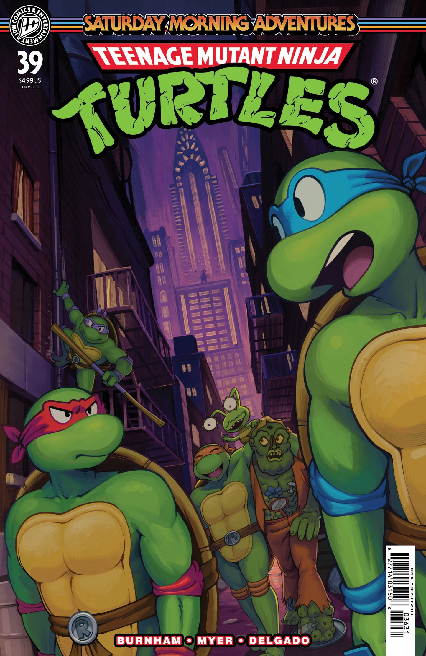 Teenage Mutant Ninja Turtles: Saturday Morning Adventures #39 Variant C (GoWOAH) ISBN: 82771403150803931 - FOC DATE: 6/21/26  - Release Date: 7/29/26