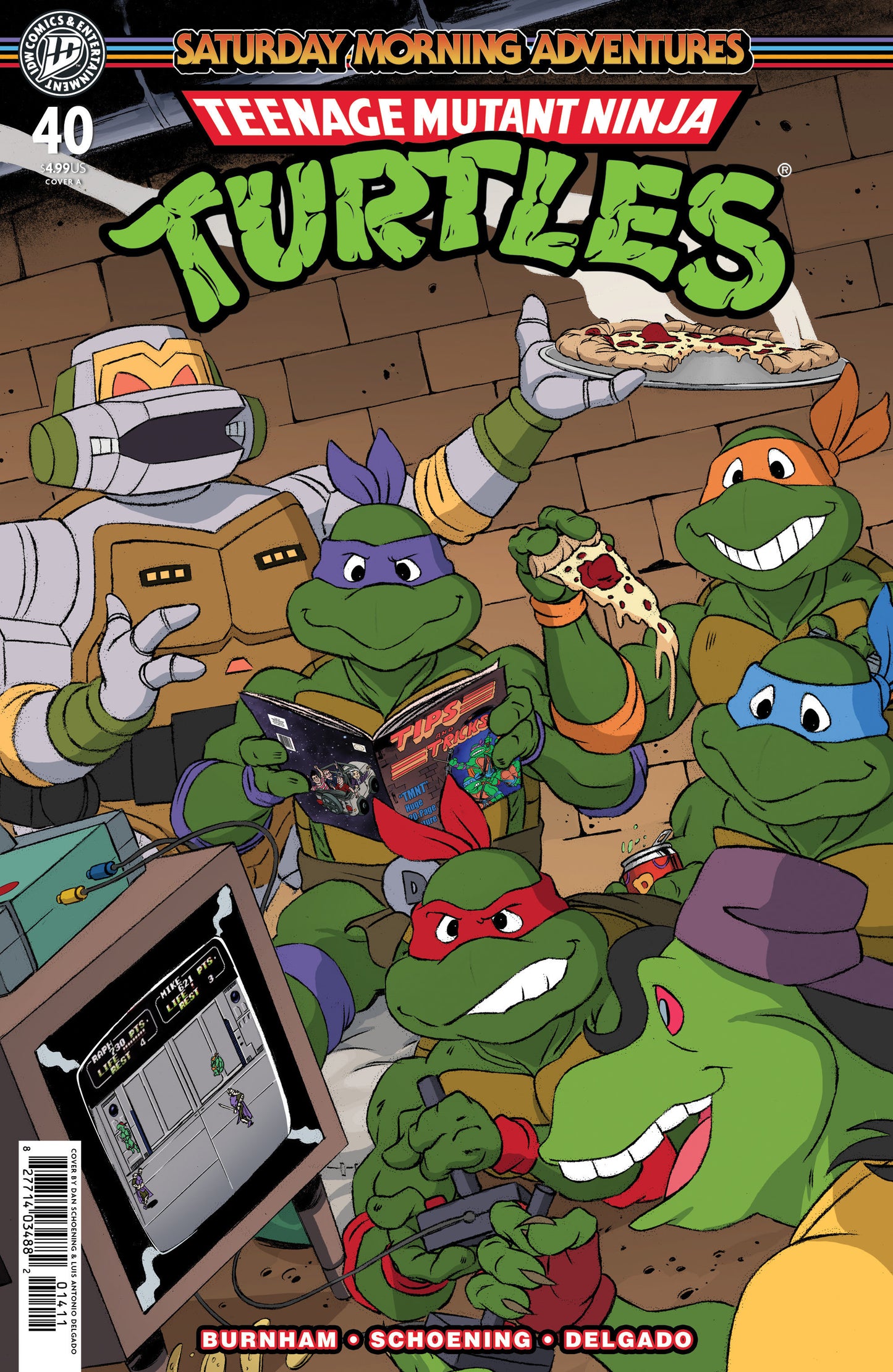 Teenage Mutant Ninja Turtles: Saturday Morning Adventures #40 Cover A (Schoening) ISBN: 82771403150804011 - FOC DATE: 7/19/26  - Release Date: 8/26/26