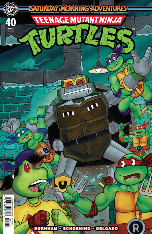 Teenage Mutant Ninja Turtles: Saturday Morning Adventures #40 Variant B (Lavigne) ISBN: 82771403150804021 - FOC DATE: 7/19/26  - Release Date: 8/26/26