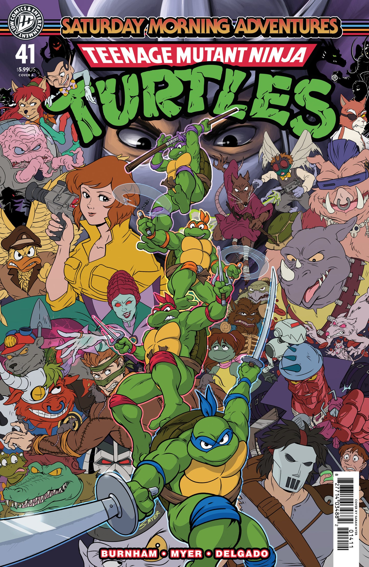 Teenage Mutant Ninja Turtles: Saturday Morning Adventures #41 Cover A (Myer) ISBN: 82771403150804111 - FOC DATE: 8/16/26  - Release Date: 9/23/26