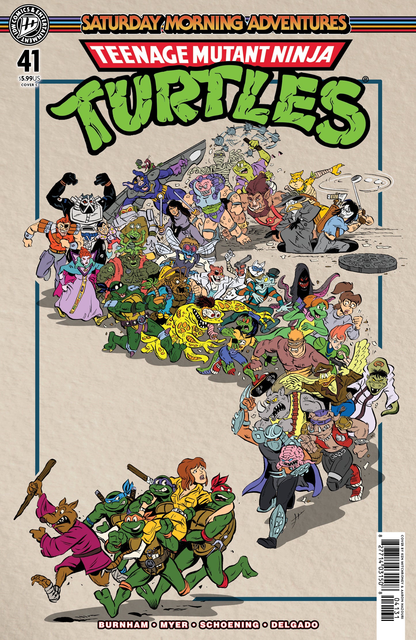 Teenage Mutant Ninja Turtles: Saturday Morning Adventures #41 Variant C (Mitchroney) ISBN: 82771403150804131 - FOC DATE: 8/16/26  - Release Date: 9/23/26